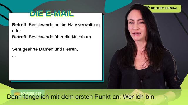 🇩🇪SCHREIBEN B1: eine E-Mail schreiben смотреть онлайн