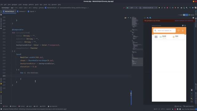 Grocery Shop UI - Android Jetpack Compose Speed Code Tutorial смотреть онлайн