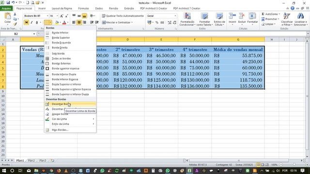 Excel - Aula 18 - Bordas 3 смотреть онлайн