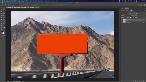 How to Make a Billboard Mockup PSD in Photoshop
