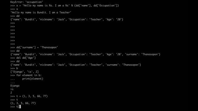 Python Data Structure: Tuple смотреть онлайн