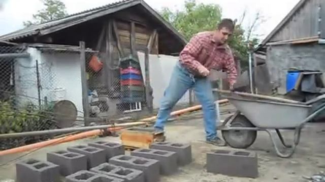 Изготовления шлакоблока в домашних условиях смотреть онлайн