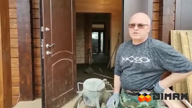 Отзыв клиента. Полусухая стяжка пола в коттедже. смотреть онлайн