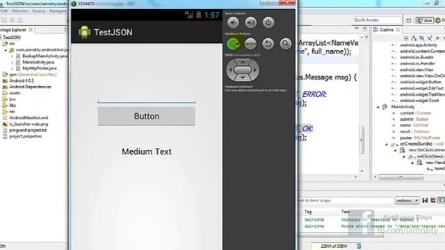 สอน Android แบบไทยๆ ตอนที่ 15 HTTP POST JSON Object смотреть онлайн