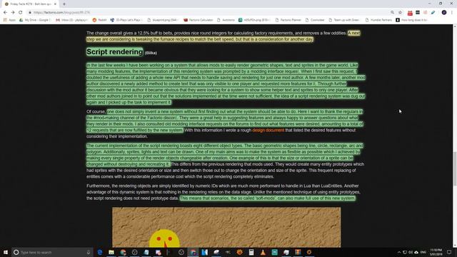 Factorio Friday Facts #276 - Belt Item Spacing & Script Rendering