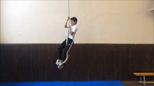 Обучающее видео "лазание по канату"