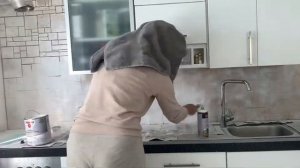 ОБНОВЛЯЮ КУХНЮ: ПОКРАСКА КУХОННОГО ФАРТУКА