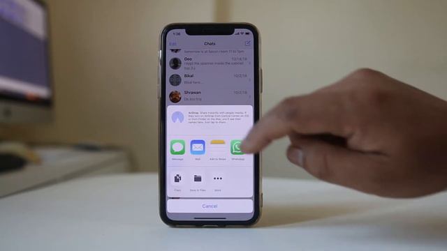 How to export WhatsApp chat history from your iPhone and send it to your email смотреть онлайн