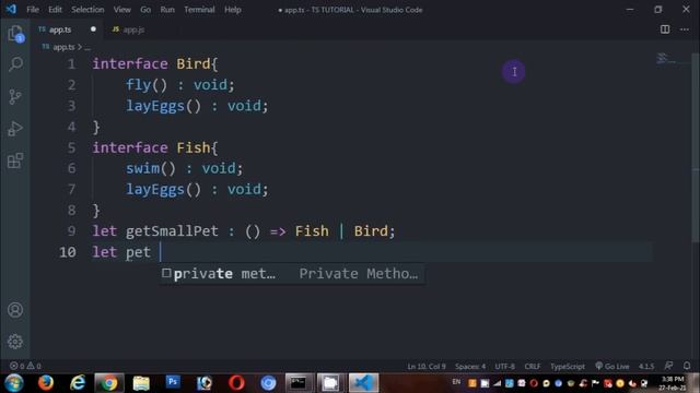 Typescript unions with common fields in Tamil смотреть онлайн