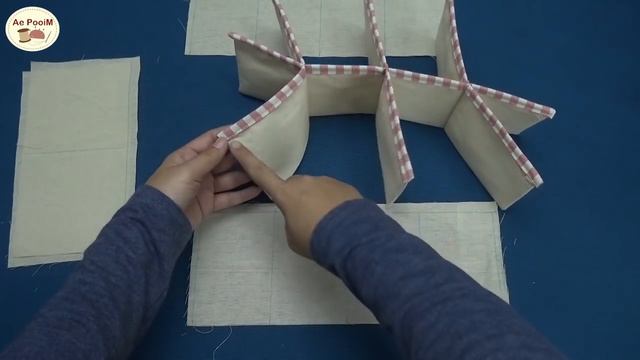 DIY CLOTH STORAGE BOX, Drawer Organizer Fabric Baskets | วิธีการทำกล่องเก็บผ้าในลิ้นชัก смотреть онлайн
