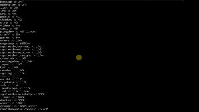 Linux.Создание и управление пользователями и группами смотреть онлайн