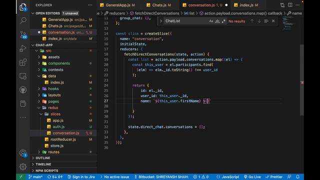 REACT CHAT APP || PART - 30 (Building Chat List) смотреть онлайн