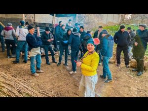 УЗБЕКИСТАН! Как встречают весну в КИШЛАКЕ! НАВРУЗ! Пробуем СУМАЛЯК и ХАЛИМ! Сельская жизнь!.