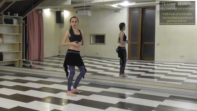 Быстрые вращения - Spins @ Танцевальный трайбл урок с Ольгой Касьяненко смотреть онлайн