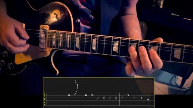 Stairway To Heaven - Led Zeppelin Guitar Solo Lesson Tab Slow Motion смотреть онлайн
