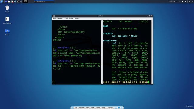 2.14. Kali Linux CLI - File and Command Monitoring смотреть онлайн