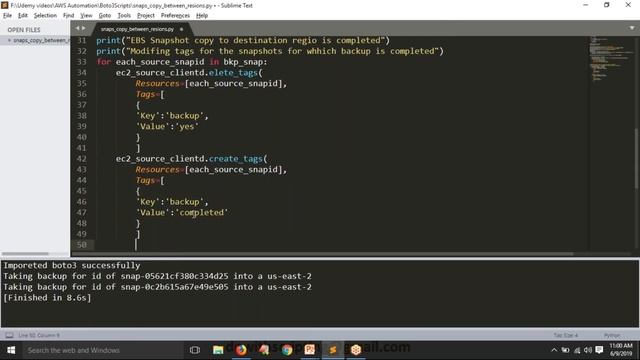 AWS Automation with boto3| Automate Copy of EBS Snapshots between Regions | Lambda Funtions смотреть онлайн