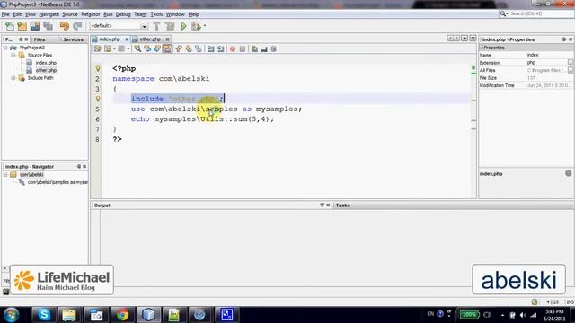 Creating an Alias for Namespace in PHP смотреть онлайн