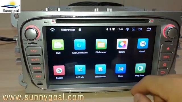 Sunnygoal: Android 8.0 OS 2 Din Autoradio Lettore DVD per Ford Mondeo/Connect/S-max/Focus смотреть онлайн