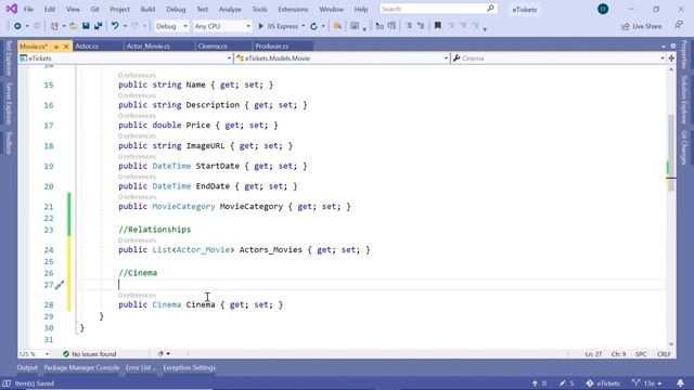 13. Adding model relationship | ASP.NET MVC смотреть онлайн