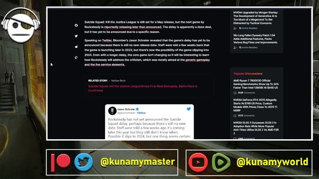 Gaming News | 4070 Ti | Suicide Squad Delayed | Resident Evil 4 Review | Gaming Deals | 18 MAR 2023 смотреть онлайн