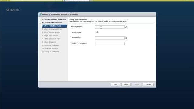 Установка VMware vCenter Server Appliance 6.0 смотреть онлайн
