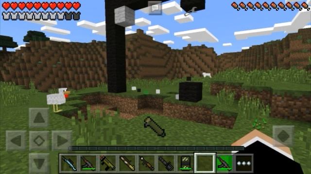 Обзор мода на майнкрафт 0.14.0 оружие!!!! смотреть онлайн