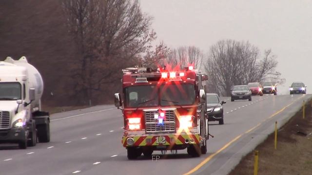 Mt Airy Engine 12, Ambulance 18, Command 1, and New Market Ambulance 159 Responding смотреть онлайн