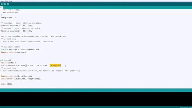 Библиотека Восход - Закат Arduino смотреть онлайн