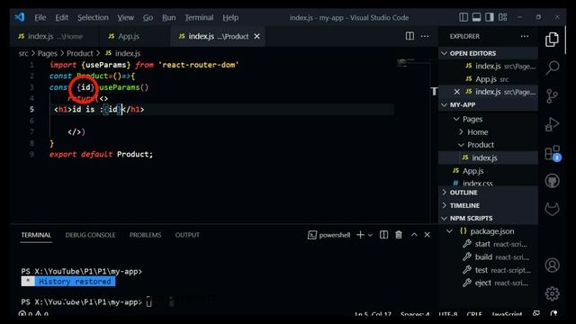 two ways for get parameter from URL in react.js смотреть онлайн