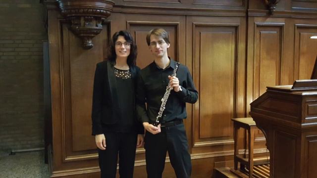 G. Sammartini, Sonate Op. 13, nr. 4 (Part 1,2,3) Live-recording Organ & Oboe смотреть онлайн