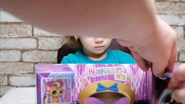 Игровой набор HAIRDORABLES Surprise PETS с длинными волосами распаковка и обзор волосатые питомцы