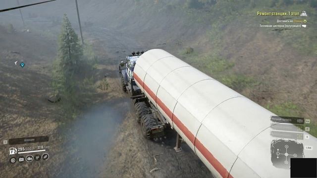 SnowRunner ремонт станции 1 этап смотреть онлайн