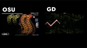 Centipede!!! Osu version vs GD version