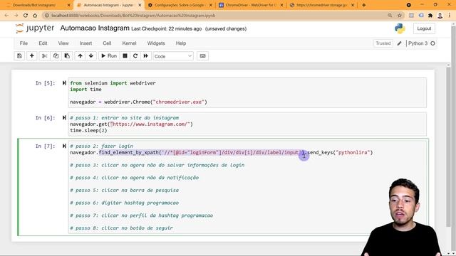 Como Criar uma Automação de Instagram com Python смотреть онлайн