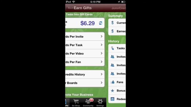 JunoWallet iPod Touch 5g Promo Video [1.7m users] смотреть онлайн