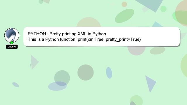 PYTHON : Pretty printing XML in Python смотреть онлайн