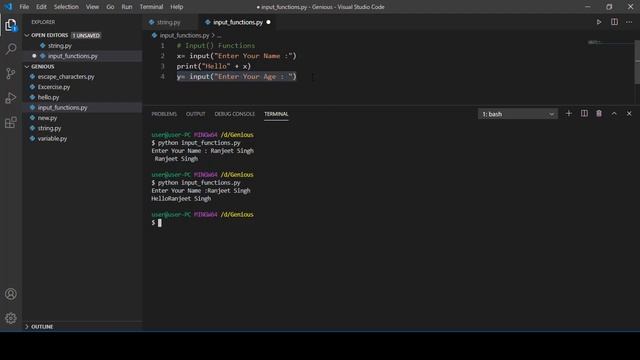 Python# Input() Functions- Python Tutorials 6 смотреть онлайн