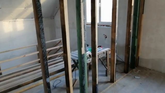 98. Обшивка стен гипсокартоном на втором этаже смотреть онлайн