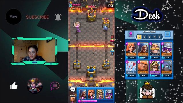 DECK CLASH ROYALE TERBAIK ARENA 4 KE ARENA 5 SEASON 29 🔥 | Clash Royale GAMEPLAY #54 ( ❌Legendary❌ смотреть онлайн