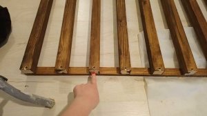 Как сделать перегородку из реек для зонирования./ Ремонтный Vlog