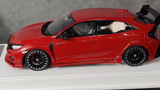 1/18 Otto Mobile Honda Civic FK8 Mugen Red смотреть онлайн