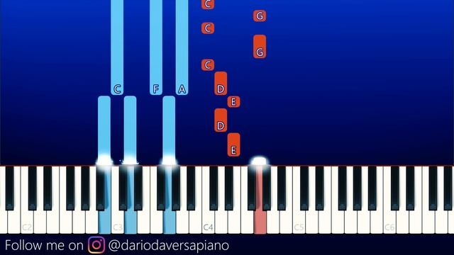 Senpai - Friday Night Funkin (Piano Tutorial) смотреть онлайн