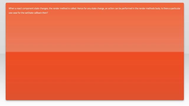When to use React setState callback смотреть онлайн