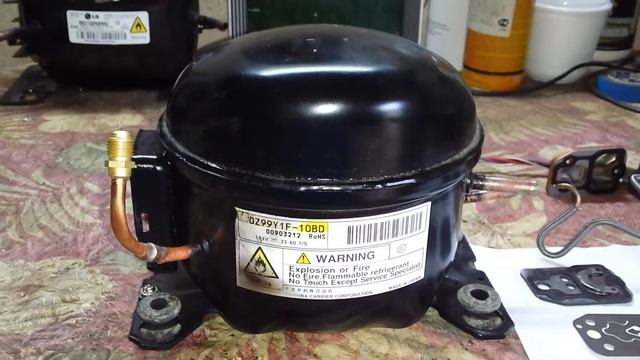 Ремонт Инверторного Компрессора DZ99Y1F-10BD ТОШИБА (TOSHIBA) смотреть онлайн