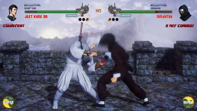 Shaolin vs Wutang 2 : Bruce lee VS Ninjutsu - pc Gameplay смотреть онлайн