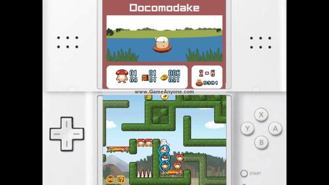 Boing! Docomodake DS Walkthrough - Stage 2-6 смотреть онлайн