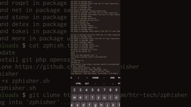 Termux - Zphisher смотреть онлайн