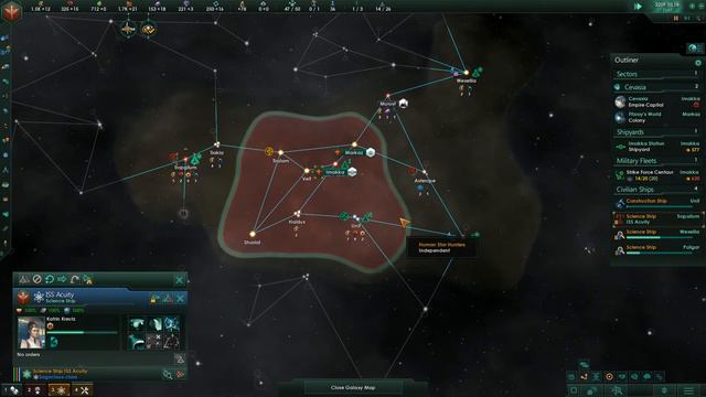 Stellaris Star Hunters Episode 3 "Expanding the perimeter" смотреть онлайн