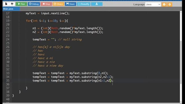 Java Strings Lesson 08 - Scramble String смотреть онлайн